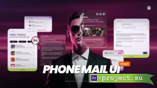 Videohive - Phone Mail UI - 60729925 - Project for After Effects