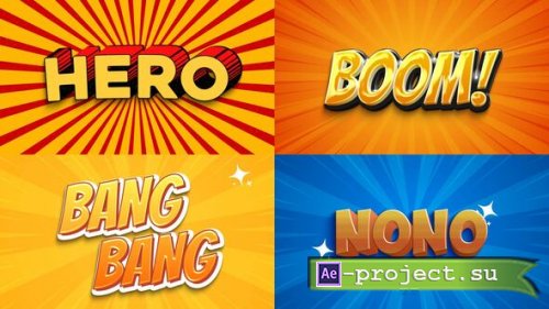 Videohive - Text Effect - Cartoon Style 06 - 60746424 - Project for After Effects
