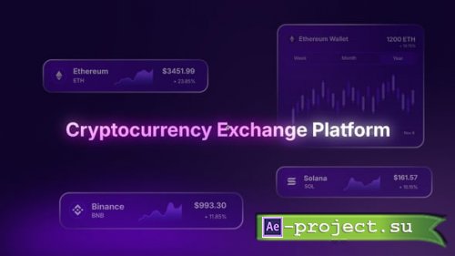 Videohive - Cryptocurrency Exchange Platform - 60747582 - Project for After Effects
