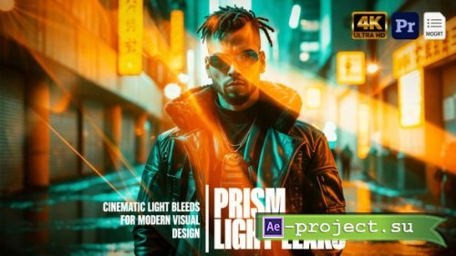 Videohive - Prism Light Leaks Overlays Pack MOGRT - 60726900 - Premiere Pro Templates