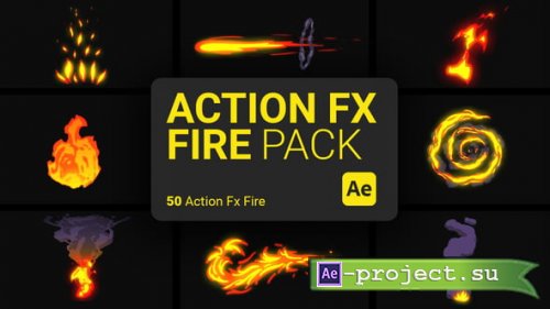 Videohive - Action FX Fire Pack For After Effects - 60787389 - Project for After Effects