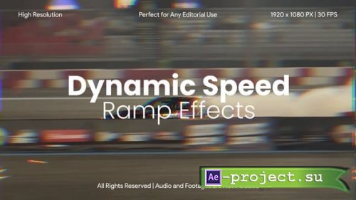 Videohive - Dynamic Speed Ramp Effects Pack for After Effects - 60764553