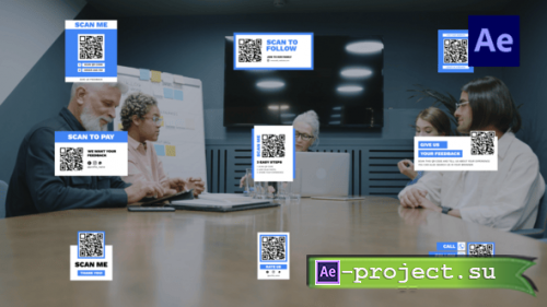 Videohive - Corporate Qr Code Titles /Ae - 60767563 - Project for After Effects