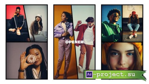 Videohive - Split Screen Opener for Instagram - 60766398 - Project for After Effects