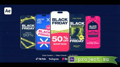 Videohive - Vertical Black Friday Stories & Reels - 60780058 - Project for After Effects