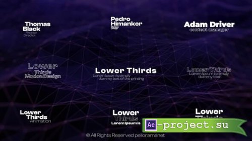 Videohive - Lower Thirds 3.0 - 60781109 - Project for After Effects