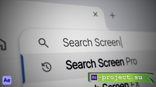 Videohive - Search Screen Pro - Typing Animation - 60788919 - Project for After Effects