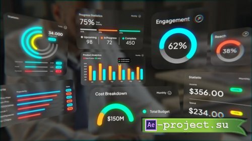 Videohive - Analytic Glass Infographic - 60767651 - Project for After Effects
