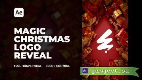 Videohive - Magic Christmas Logo Reveal - 60788469 - Project for After Effects