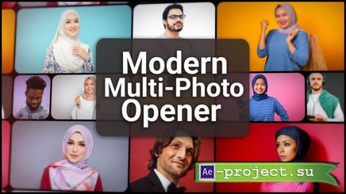 Videohive - Modern Multi-Photo Opener - 60790332 - Project for After Effects