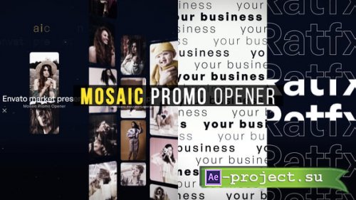 Videohive - Mosaic Promo Opener - 60731665 - Project for After Effects