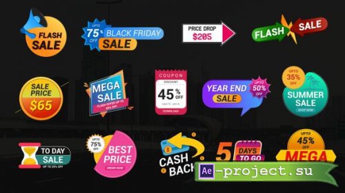 Videohive - Sale Badges - 60798225 - Project for After Effects