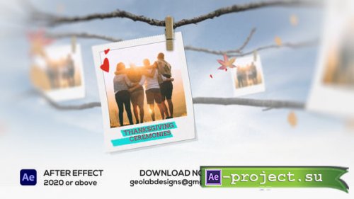 Videohive - Thanksgiving Day Titles - 60805319 - Project for After Effects