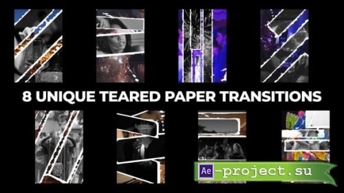 Videohive - Paper Tear Transitions - 60806105 - Project for After Effects