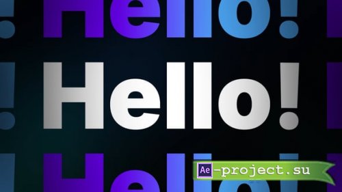 Videohive - Smooth Text Animation  AE - 60810067 - Project for After Effects