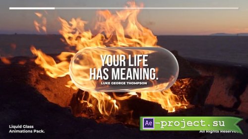 Videohive - Liquid Glass Animation - 60822421 - Project for After Effects