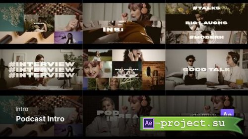 Videohive - Intro - Podcast Intro - 60821849 - Project for After Effects