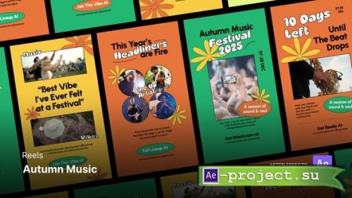 Videohive - Reels - Autumn Music After Effects Project Files - 60377078 - Project for After Effects