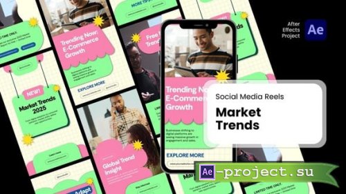 Videohive - Social Media Reels - Post Market Trends After Effects Project Files - 60718230