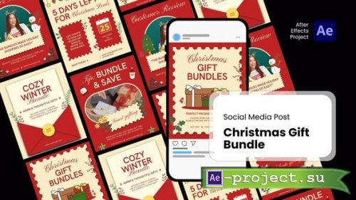 Videohive - Social Media Reels - Post Christmas Gift Bundle After Effects Project Files - 60664245