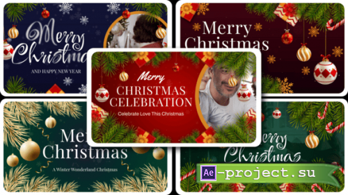 Videohive - Intro Christmas Text Opener - 60840821 - Project for After Effects