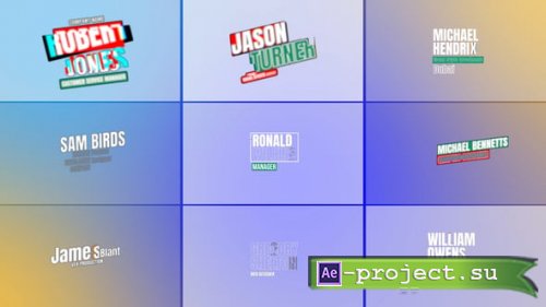 Videohive - Lower Thirds | After Effects - 60841608 - Project for After Effects