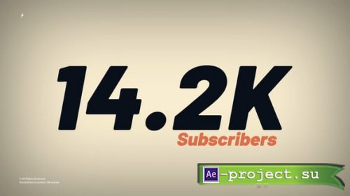 Videohive - Social Stats Counters | After Effects - 60844331 - Project for After Effects