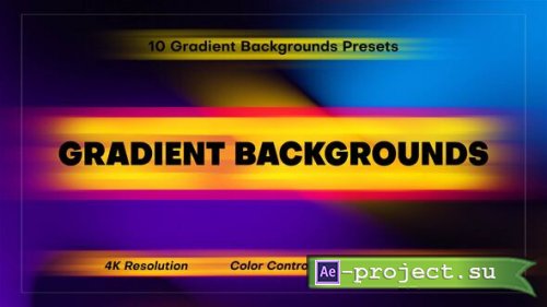 Videohive - Gradient Backgrounds - 60840874 - Project for After Effects