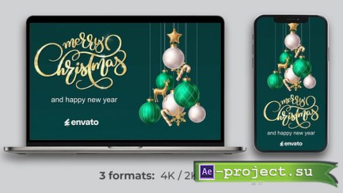 Videohive - Merry Christmas Logo - 60857034 - Project for After Effects