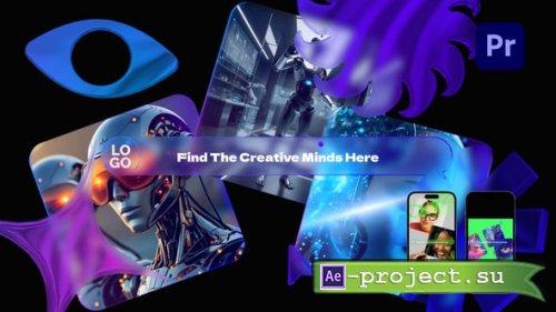 Videohive - Gradient Glass Search Identity Reveal - 60825440 - Premiere Pro Templates