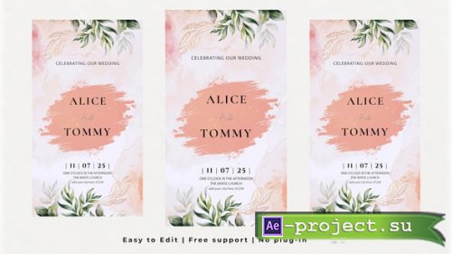 Videohive - Vertical Wedding Intro - 60860070 - Project for After Effects