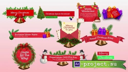 Videohive - Christmas Lower Third - 60873191 - Project for After Effects