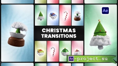 Videohive - Christmas Vertical Transitions - 60879267 - Project for After Effects