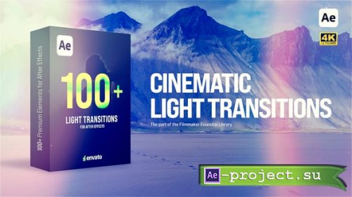 Videohive - Cinematic Light Transitions - 60879259 - Project for After Effects