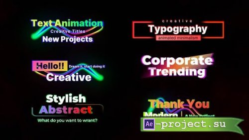 Videohive - Text Animation - 60751386 - Project for After Effects