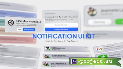 Videohive - Notification Ui Liquid Glass - 60883984 - Project for After Effects