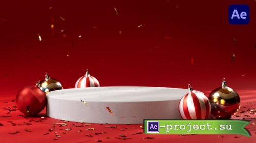 Videohive - Christmas Confetti Product Podium | After Effects Template - 60861001 - Project for After Effects
