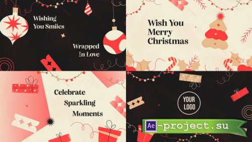 Videohive - Minimal Christmas Wishes - 60889289 - Project for After Effects