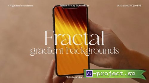 Videohive - Fractal Gradient Background Pack for After Effects - 60883818 - Project for After Effects