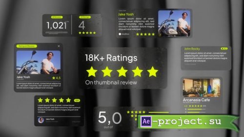 Videohive - Glass Review Ratings - 60897489 - Project for After Effects