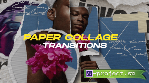 Videohive - Paper Collage Transitions | After Effects Template - 60898450 - Project for After Effects
