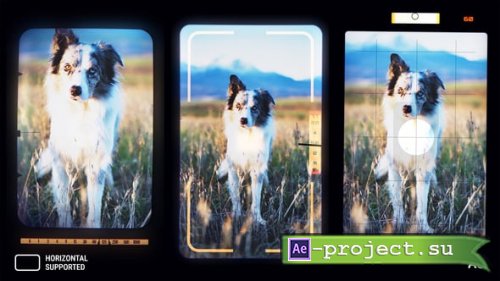 Videohive - Vertical Camera Viewfinder Overlay Effects | After Effects - 60901174 - Project for After Effects