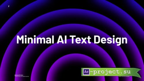 Videohive - Abstract AI-Intro  AE - 60891201 - Project for After Effects