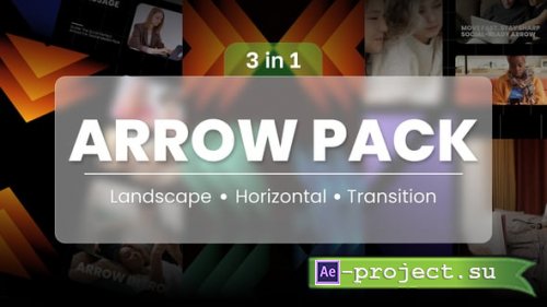 Videohive - Arrow Transition PACK - 60897941 - Project for After Effects