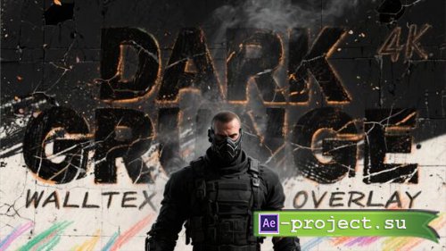 Videohive - Dark Grunge Wall Textures Overlay Pack AE - 60899371 - Project for After Effects
