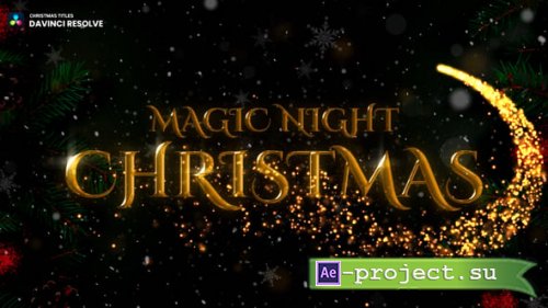 Videohive - Christmas Titles Davinci Resolve - 60886305 - DaVinci Resolve Templates