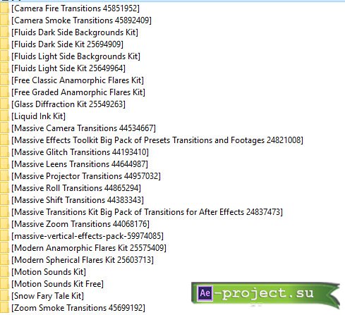 Motion Control Packs Collection 2025 - Project & Script for After Effects