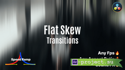 Videohive - Flat Skew Transition - 60930006 - DaVinci Resolve Templates