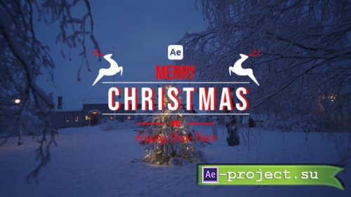 Videohive - Typography Xmas - 60963415 - Project for After Effects