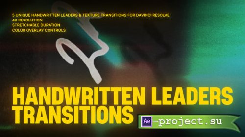 Videohive - Handwritten Leaders Transitions | DR - 60961273